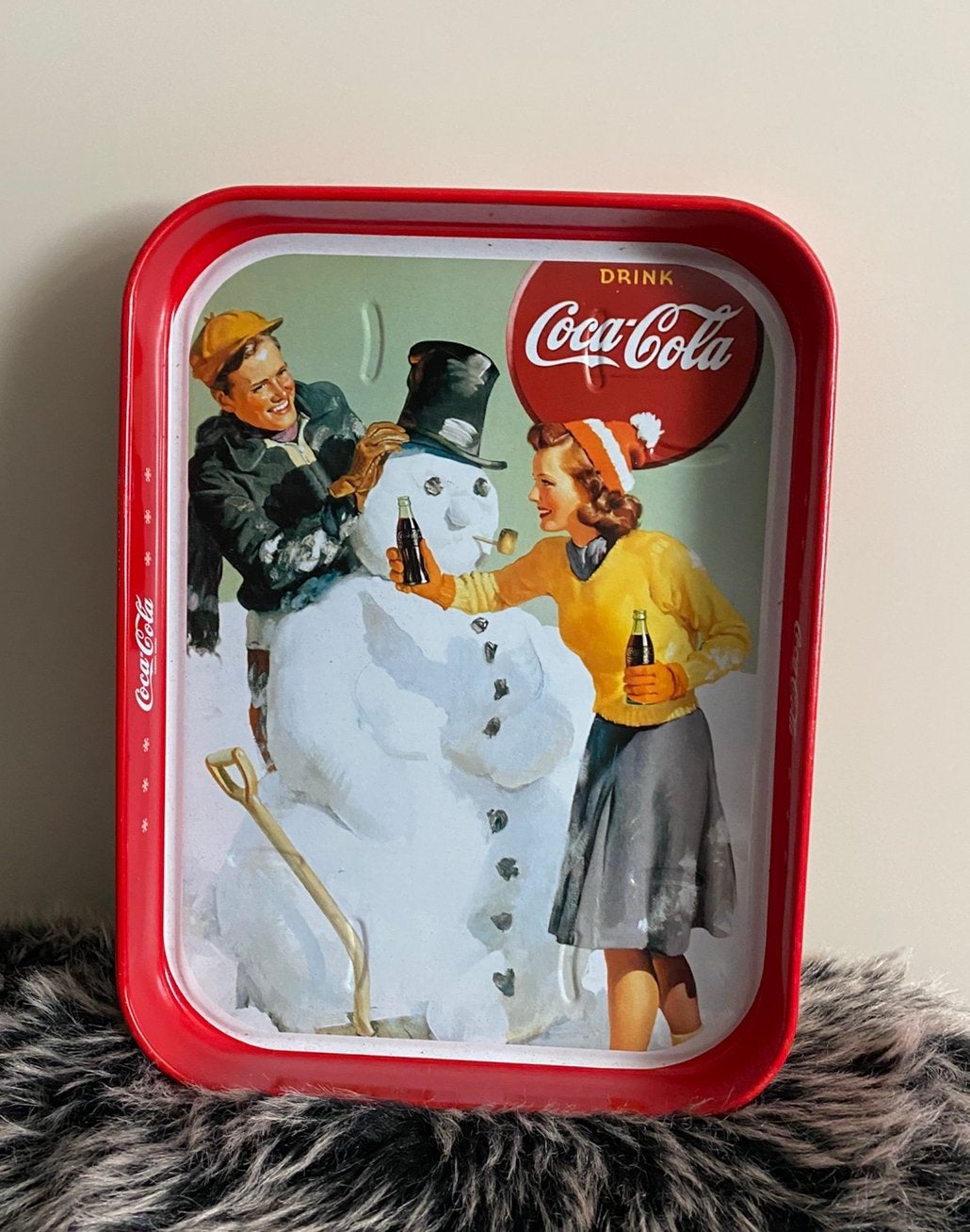 Coca-Cola dienblad, Verzenden, Zo goed als nieuw