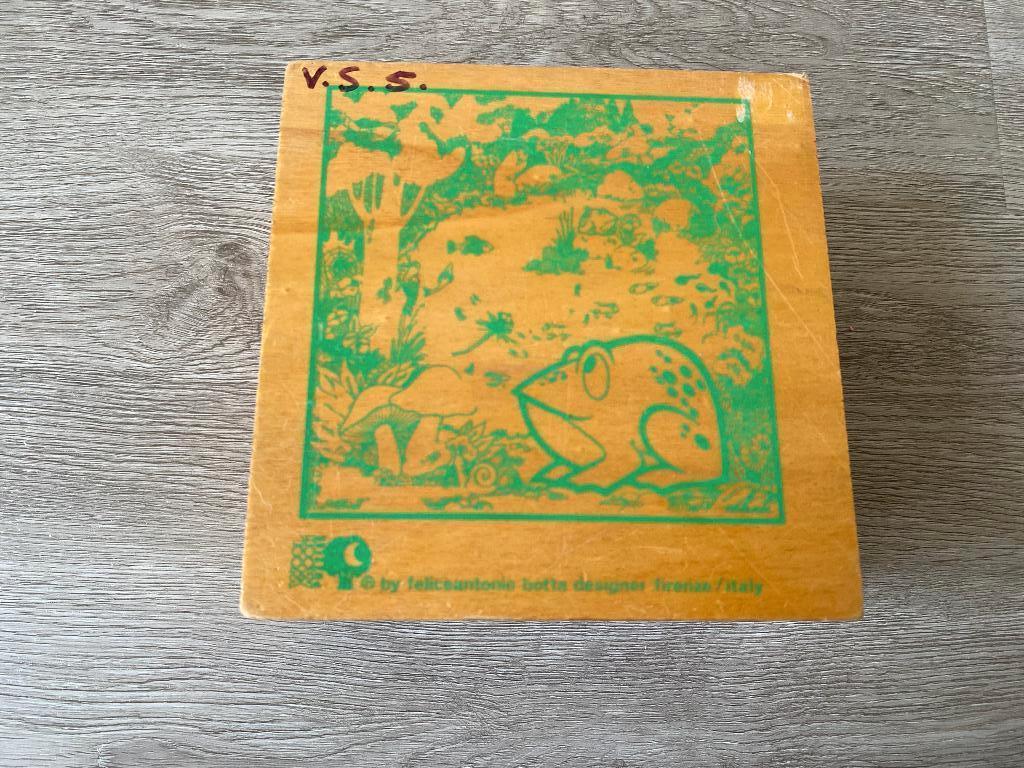Houten puzzel in kistje, Ophalen of Verzenden, Gebruikt