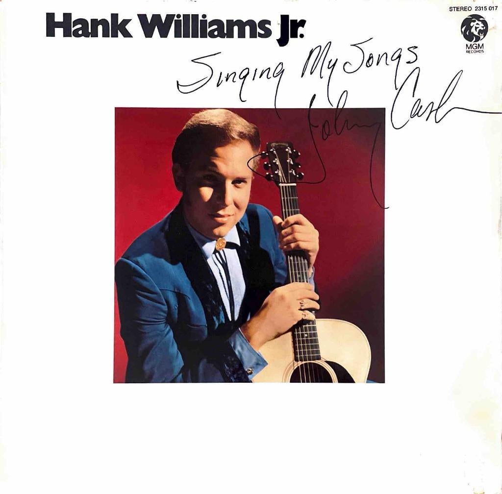 Hank Williams Jr. - Singing My Songs (Johnny Cash) LP, Ophalen of Verzenden, Gebruikt, 12 inch
