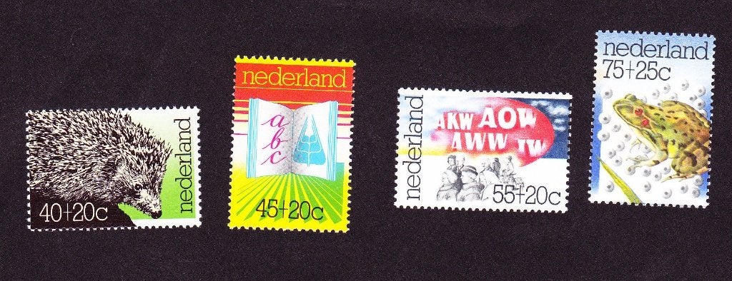Nederland NVPH 1085-1088 postfris, Verzenden, Na 1940, Postfris