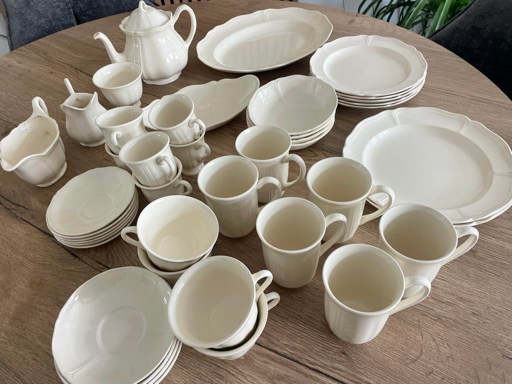 Wedgewood Queens plain servies, Antiek en Kunst, Antiek | Servies compleet, Ophalen of Verzenden