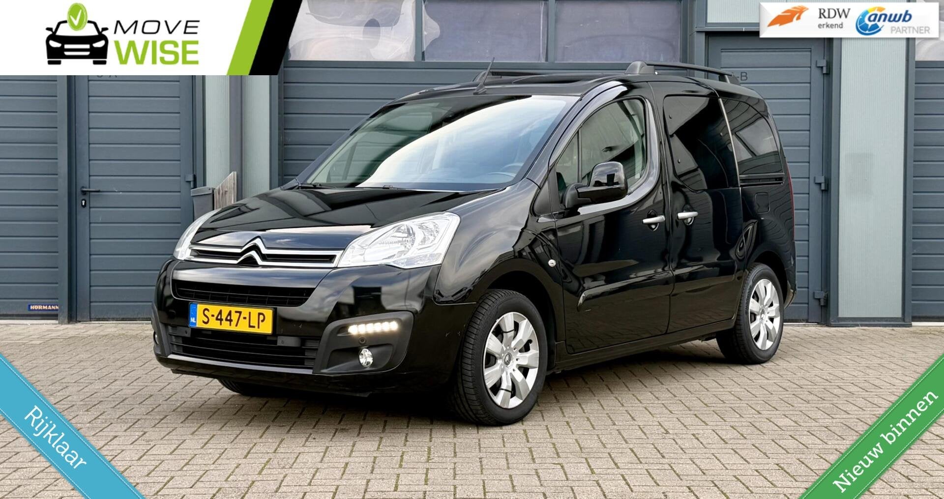 Citroen Berlingo XL 1.2 - 110pk | LAGE KM | 5 Persoons | Ben, Voorwielaandrijving, Dealer onderhouden, Stof, Gebruikt