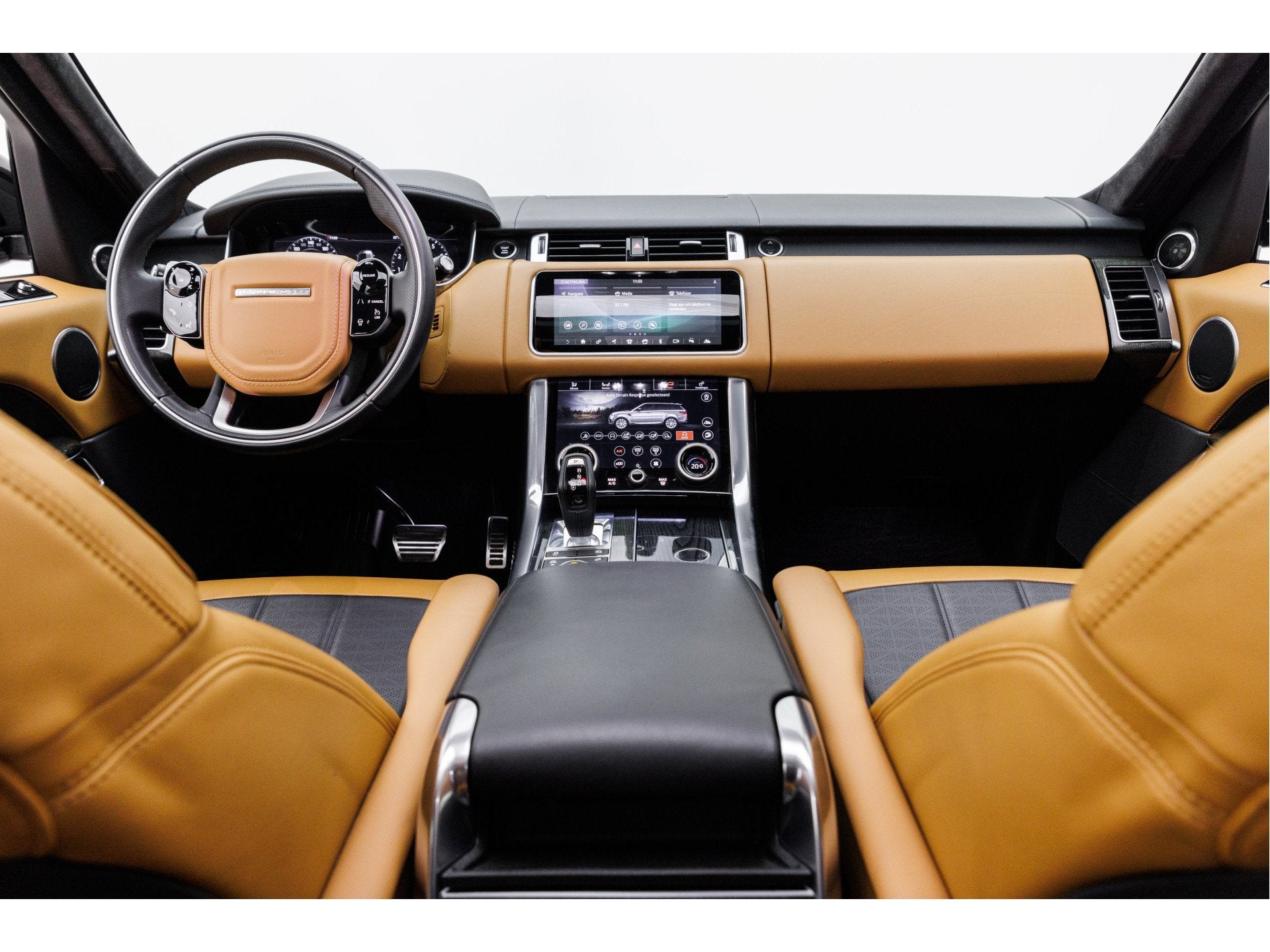 Land Rover Range Rover Sport 5.0 V8 SC Autobiography, 12 maanden, Gebruikt, Zwart, Bedrijf