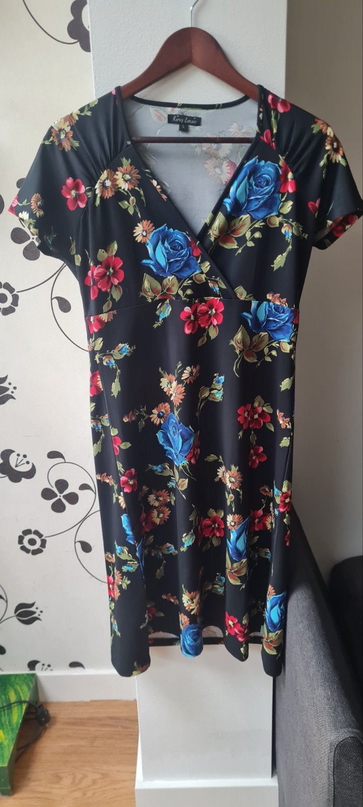 King Louie jurk maat L, Kleding | Dames, Maat 38/40 (M), Ophalen of Verzenden, Zo goed als nieuw, Knielengte