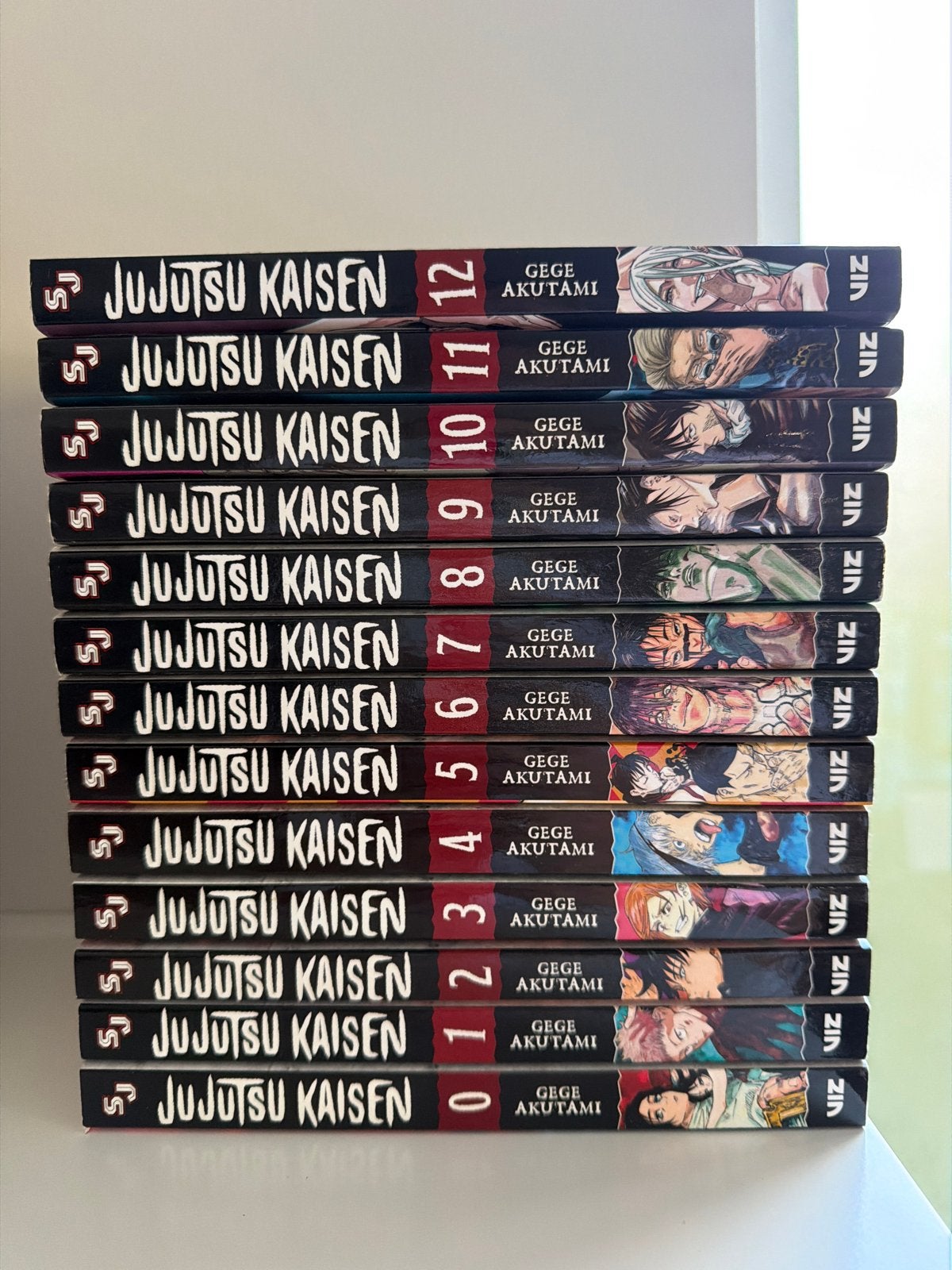 Jujutsu Kaisen deel 0 t/m 12 (Engels), Boeken, Meerdere stripboeken, Ophalen of Verzenden, Gelezen