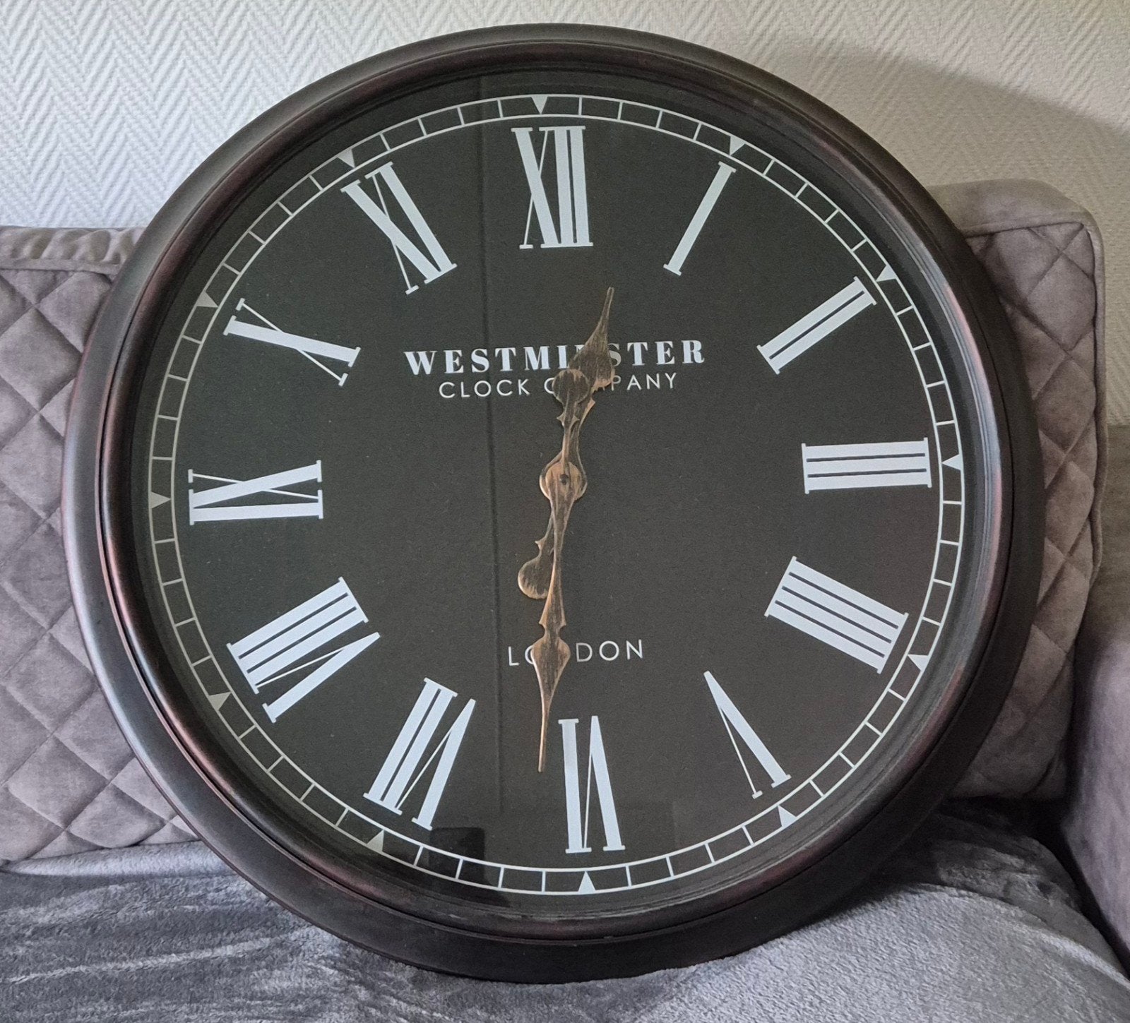 Westminster Clock Company London wandklok - als nieuw, Huis en Inrichting, Ophalen, Wandklok, Landelijk, Analoog