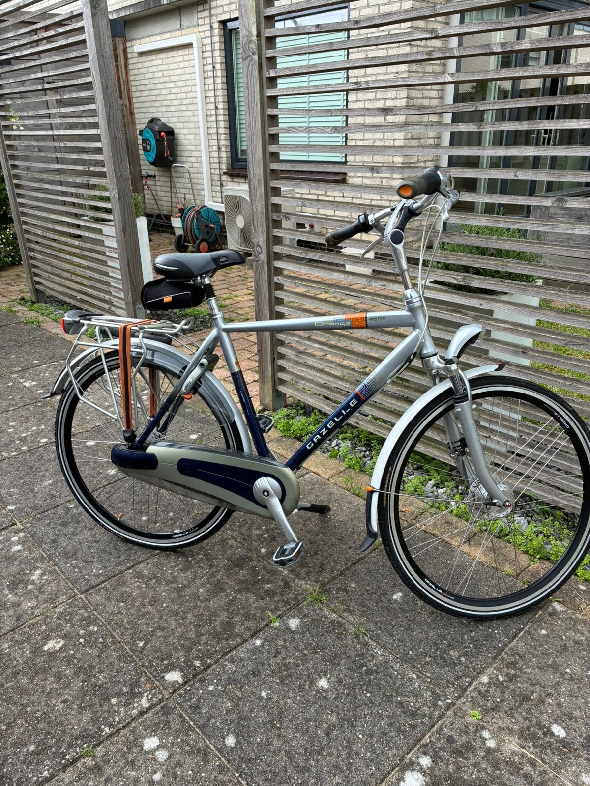 GAZELLE Orange limited edition herenfiets -ZGAN, Fietsen en Brommers, Fietsen | Heren | Herenfietsen, Ophalen of Verzenden, Zo goed als nieuw