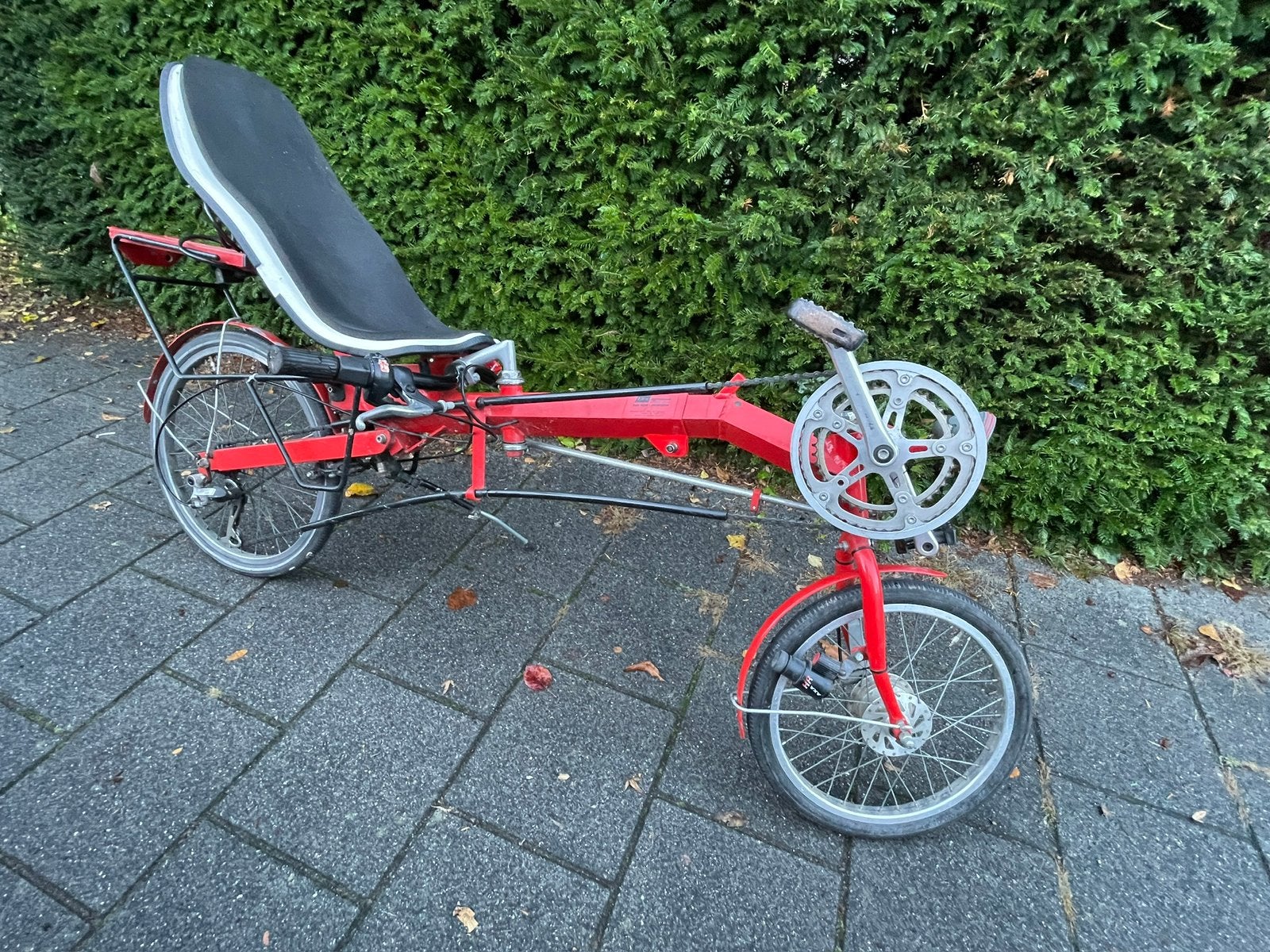 SINNER ligfiets met Shimano SIS versnellingen, Ophalen, Velgrem, Onderstuur, Sinner