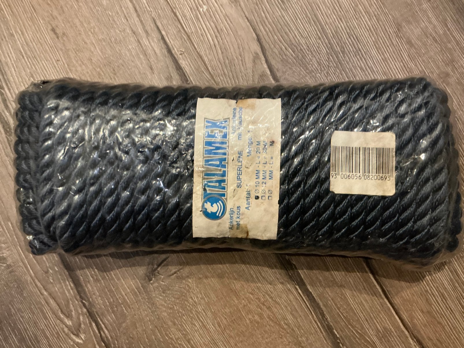 Ankerlijn 10 mm. 20 meter, Watersport en Boten, Accessoires en Onderhoud, Ophalen, Gebruikt