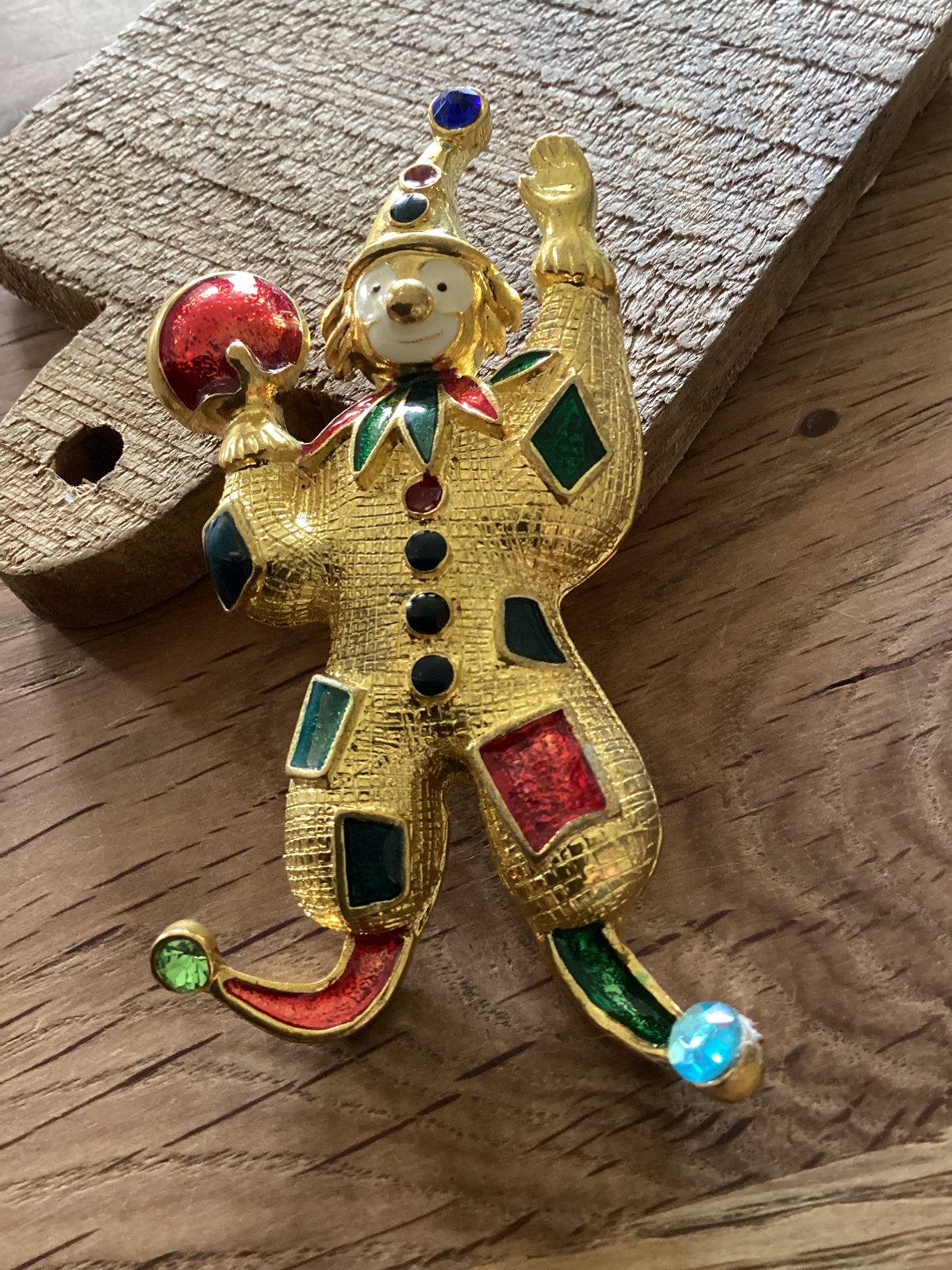 Broche clown, Verzenden, Gebruikt, Overige materialen