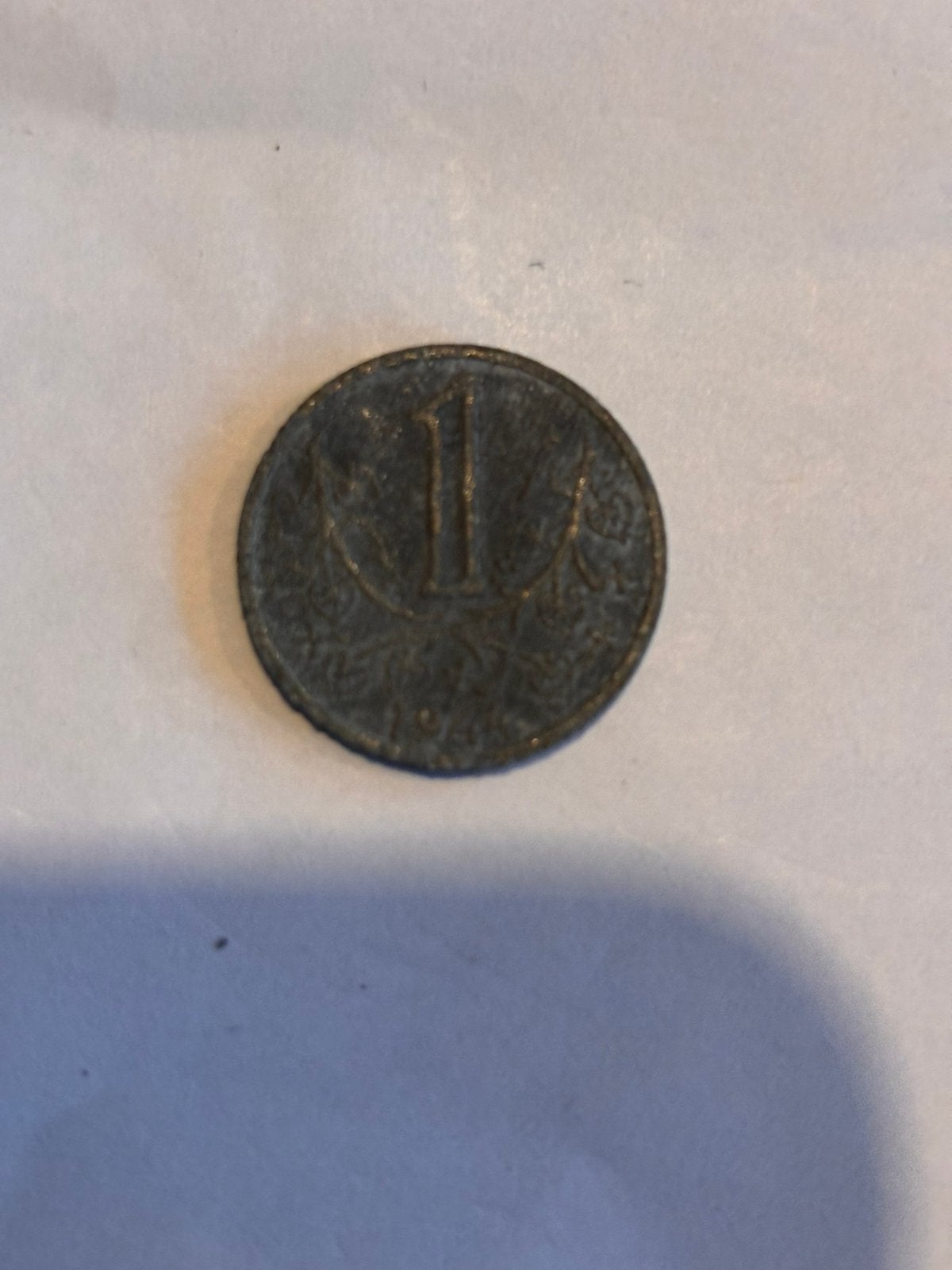 1 Koruna (kroon)  Protectoraat Bohemen en Moravië, Ophalen of Verzenden, Overige landen, Losse munt