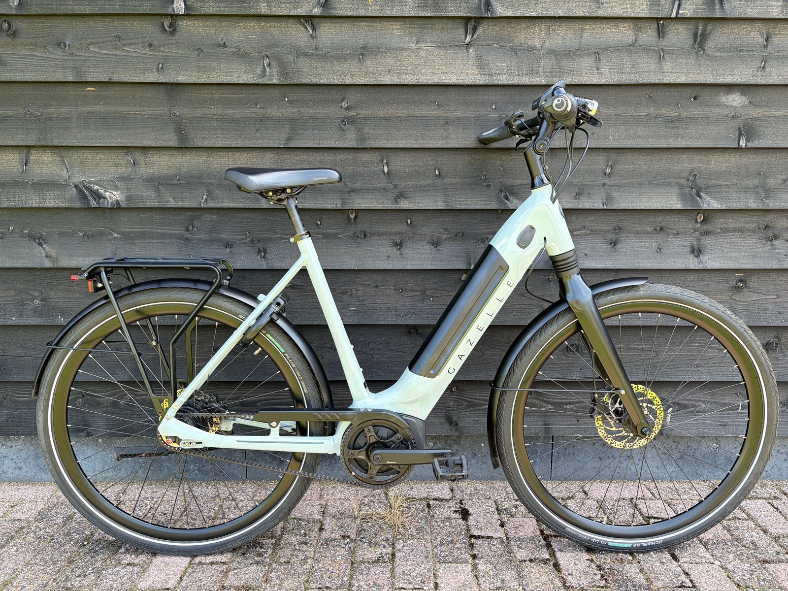 Gazelle Ultimate C8+ HMB Belt/Bosch Motor/500WH Accu/Z.G.A.N, Fietsen en Brommers, Ophalen, Zo goed als nieuw, 50 km per accu of meer