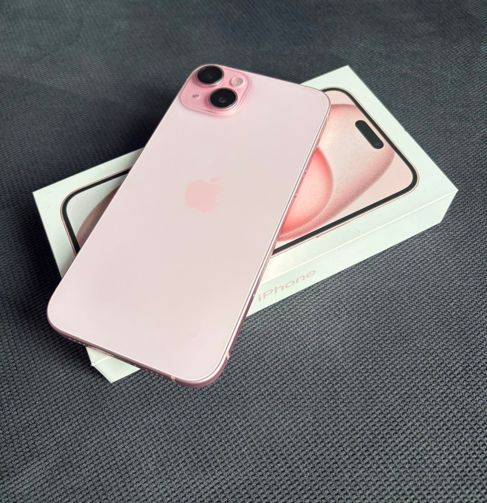 İphone 15 Plus Roze 256GB, Telecommunicatie, Mobiele telefoons | Apple iPhone, Zo goed als nieuw, Roze, 90 %, IPhone 15 Plus