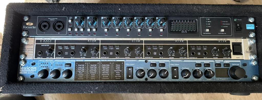 Complete rackset in flightcase – OctoPre MKII, MX200 &HA4400, Ophalen of Verzenden, Zo goed als nieuw