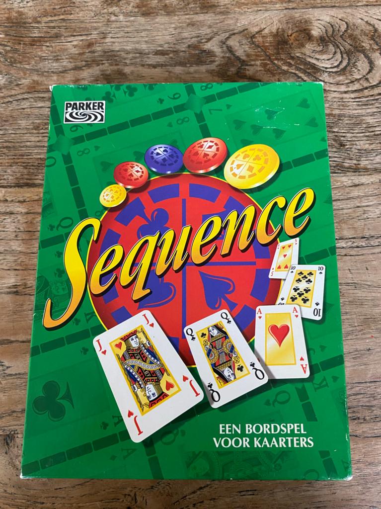 Sequence bordspel - prima staat!, Drie of vier spelers, Ophalen of Verzenden, Zo goed als nieuw