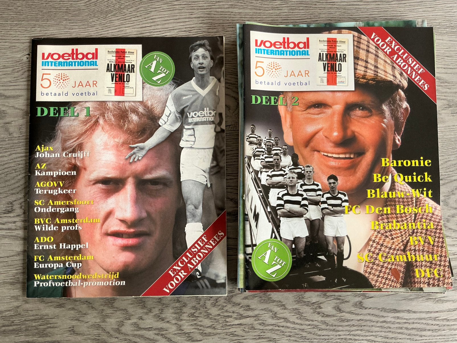 50 jaar betaald voetbal VI 12 delen, Ophalen of Verzenden, Gebruikt, Overige binnenlandse clubs, Boek of Tijdschrift