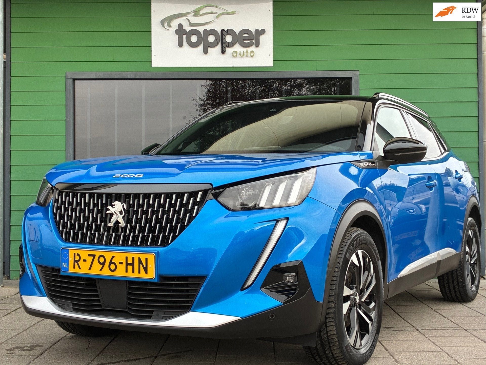 Peugeot 2008 1.2 PureTech GT-Line|1e Eigenaar|Automaat|Navig, Gebruikt, Euro 6, 1199 cc, Blauw