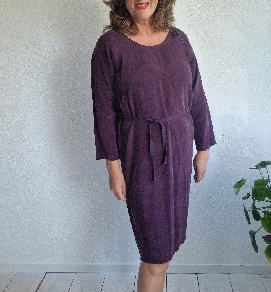 Humanoid jurk | Maat L | Aubergine |, Kleding | Dames, Maat 38/40 (M), Humanoid, Nijmegen, Paars