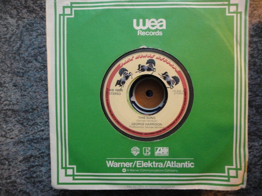 George Harrison - This song NL 1976, Gebruikt, Originele persing, 7 inch, Ophalen of Verzenden