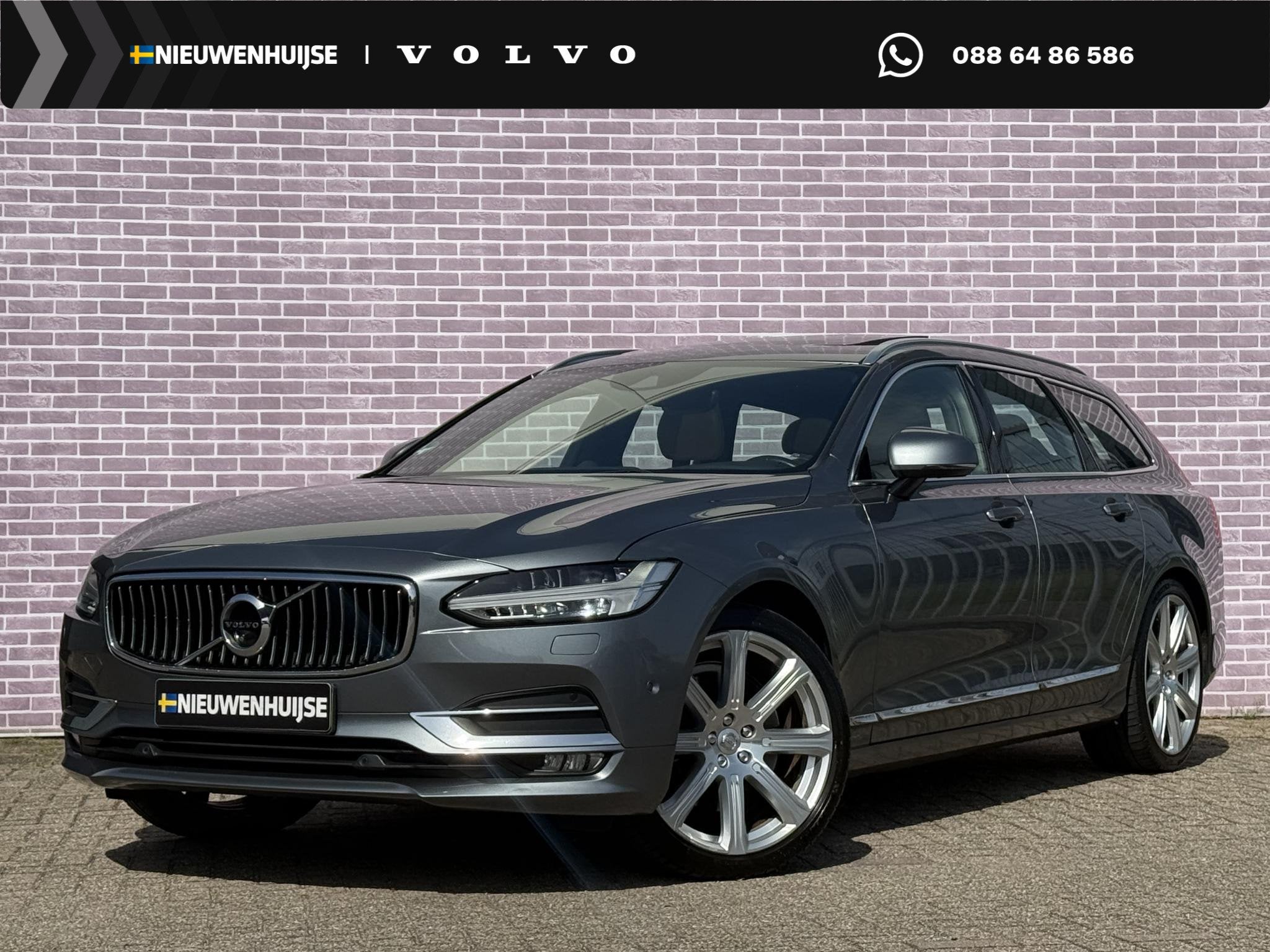 Volvo V90 2.0 T5 Inscription | Trekhaak | Bowers & Wilkins |, Automatische klimaatregeling, 15 km/l, Euro 6, 1969 cc