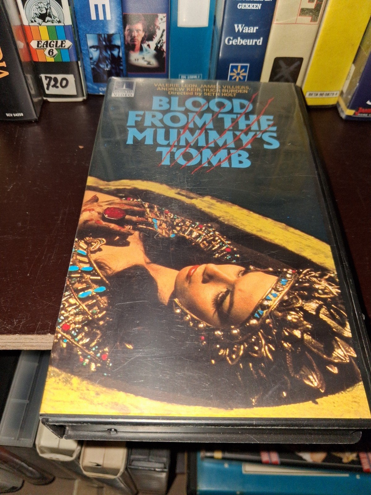 Vcc video2000 ex-rental  - Blood From The Mummy's Tomb, Cd's en Dvd's, Vanaf 16 jaar, Ophalen of Verzenden, Gebruikt, Horror