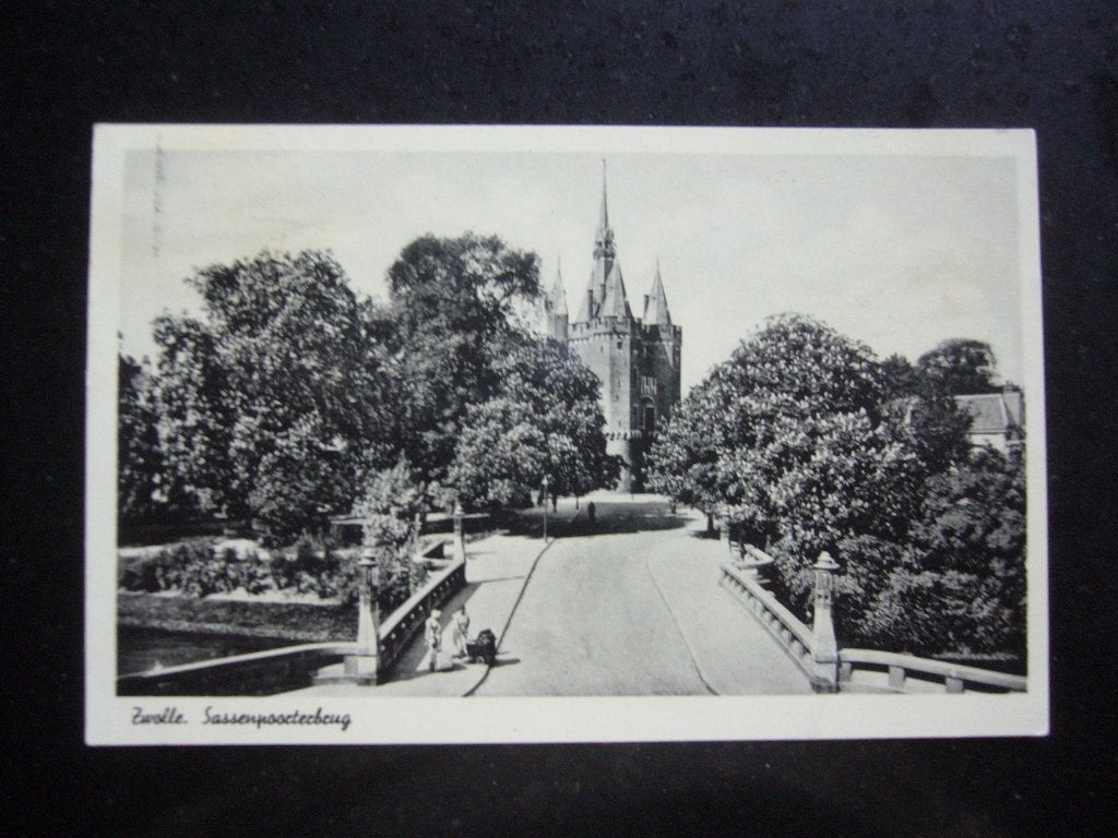 ZWOLLE  =  SASSENPOORTERBRUG, Verzamelen, Ophalen of Verzenden, 1920 tot 1940, Gelopen, Overijssel