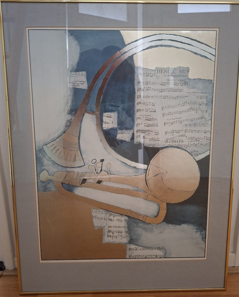 Ingelijste Rosina Wachtmeister poster met glas, Ophalen