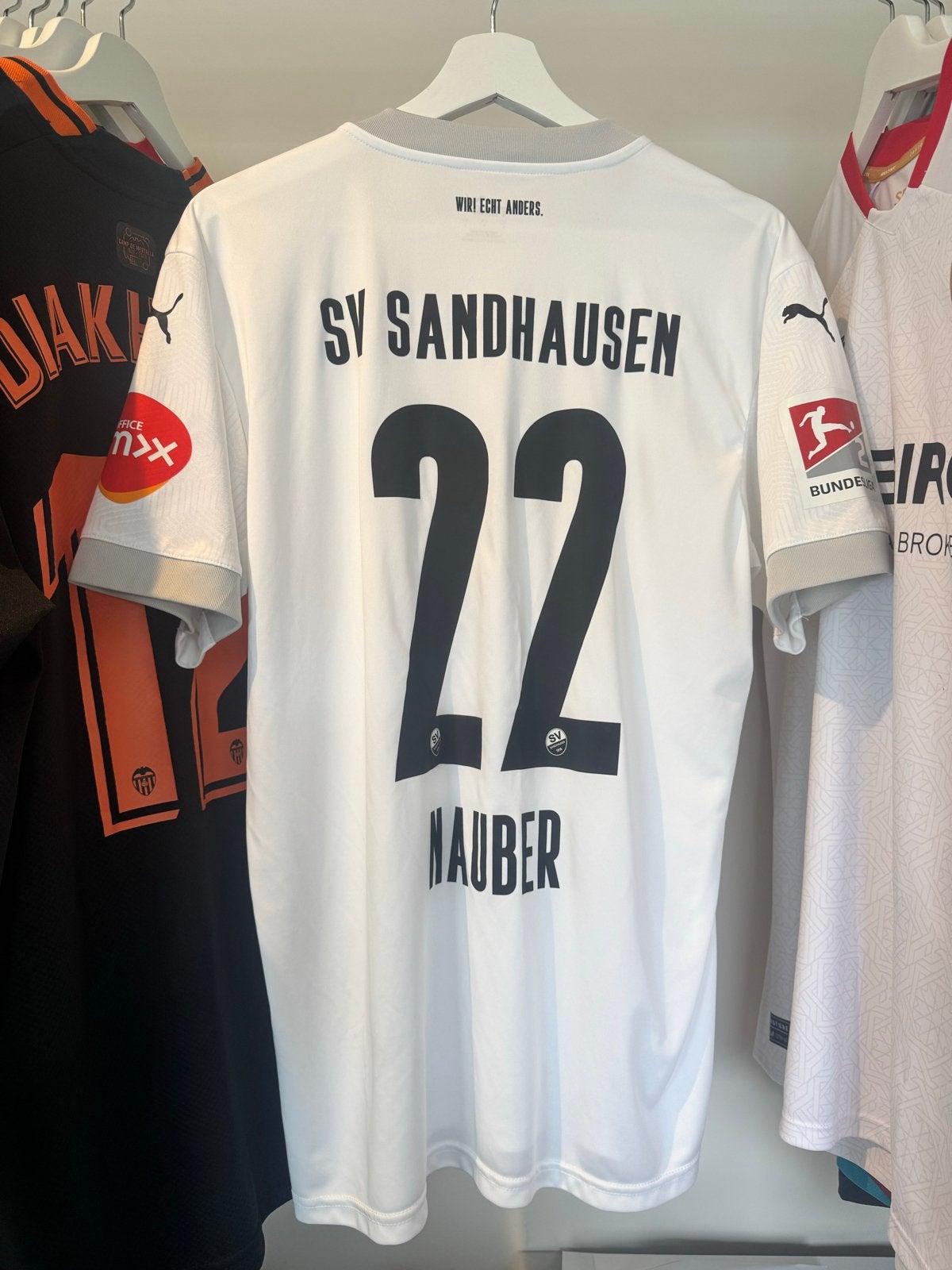 Matchworn SV Sandhausen Thuisshirt 2022/2023, Maat L, Ophalen of Verzenden, Zo goed als nieuw, Shirt
