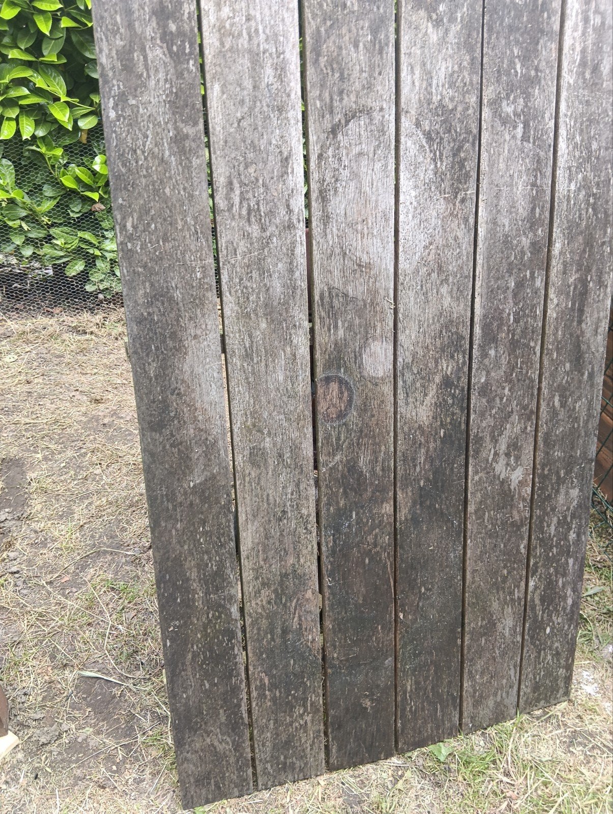 6 stuks hardhouten bankirai planken, Ophalen, Minder dan 25 mm, Zo goed als nieuw, Plank