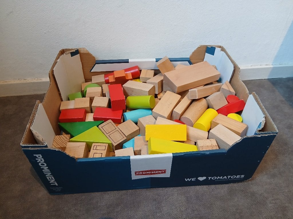 blokken speelblokken hout, Kinderen en Baby's, Ophalen, Gebruikt, Overige typen