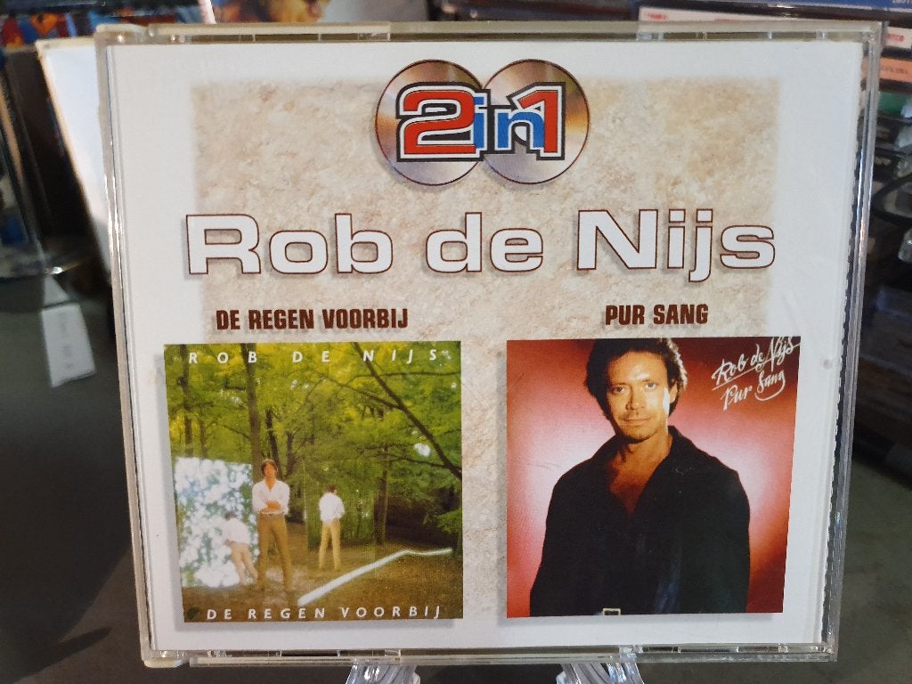 Rob de Nijs 2in1 De regen voorbij en Pur sang 2CD, Ophalen, Gebruikt, Levenslied of Smartlap