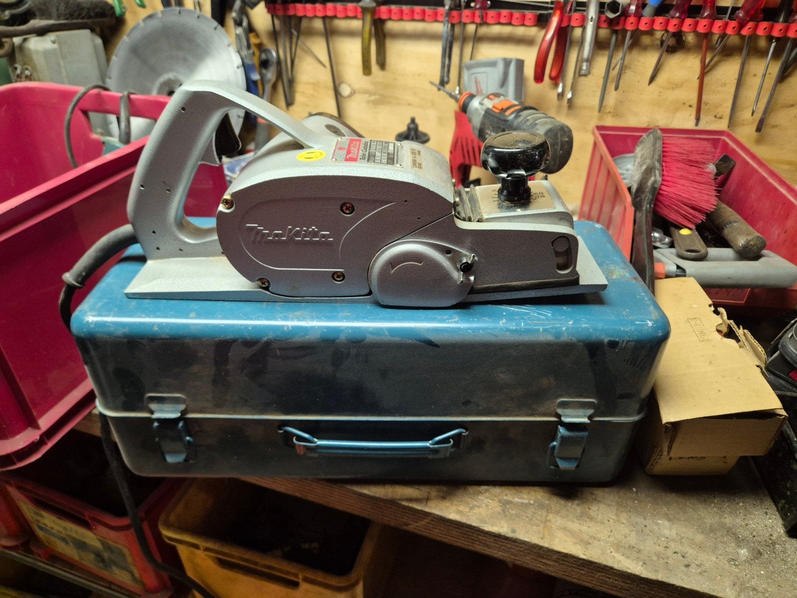 Makita hol - bol schaaf model 1001, Ophalen, Gebruikt