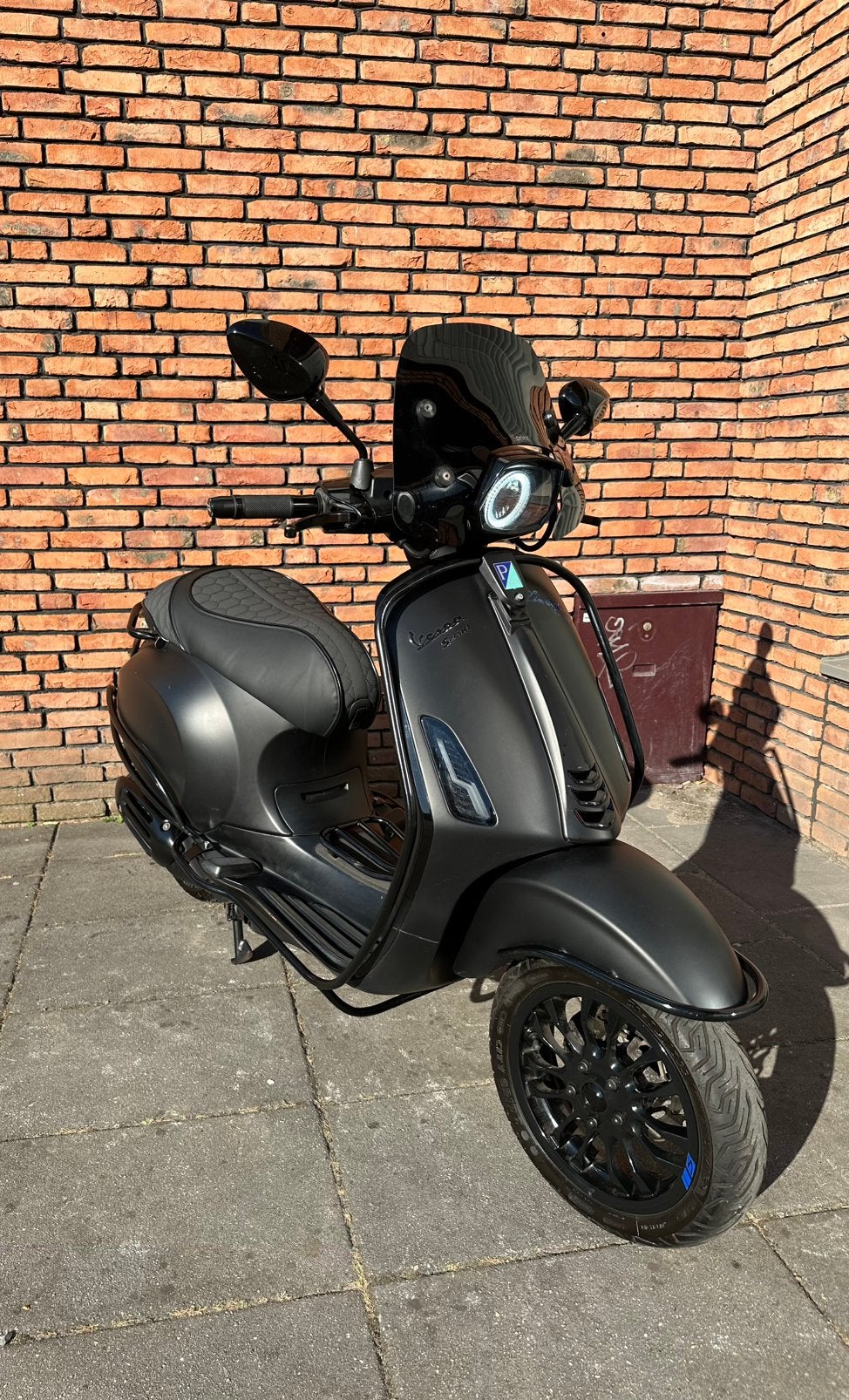 Custom vespa sprint e4 |notte| full malossi 80cc., Ophalen of Verzenden, Zo goed als nieuw