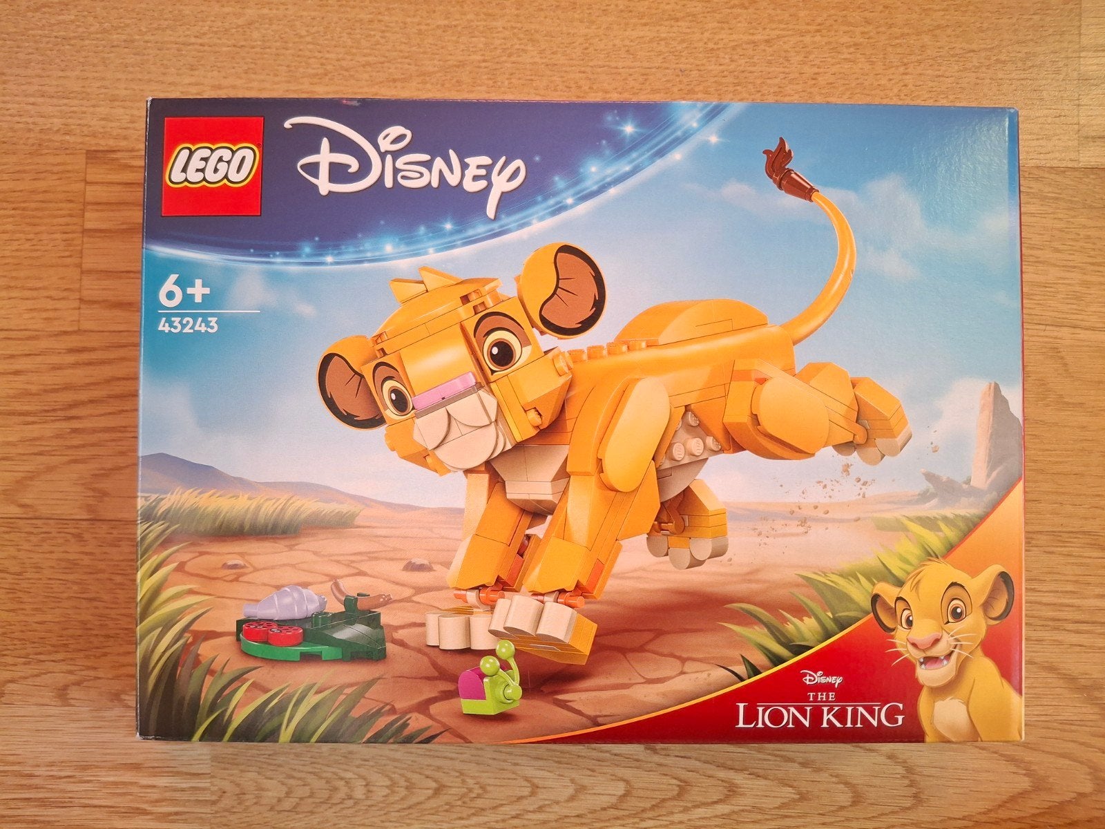 ZGAN  Disney Simba de leeuwenkoning als welp (LEGO 43243), Compleet, Lego, Ophalen of Verzenden, Zo goed als nieuw
