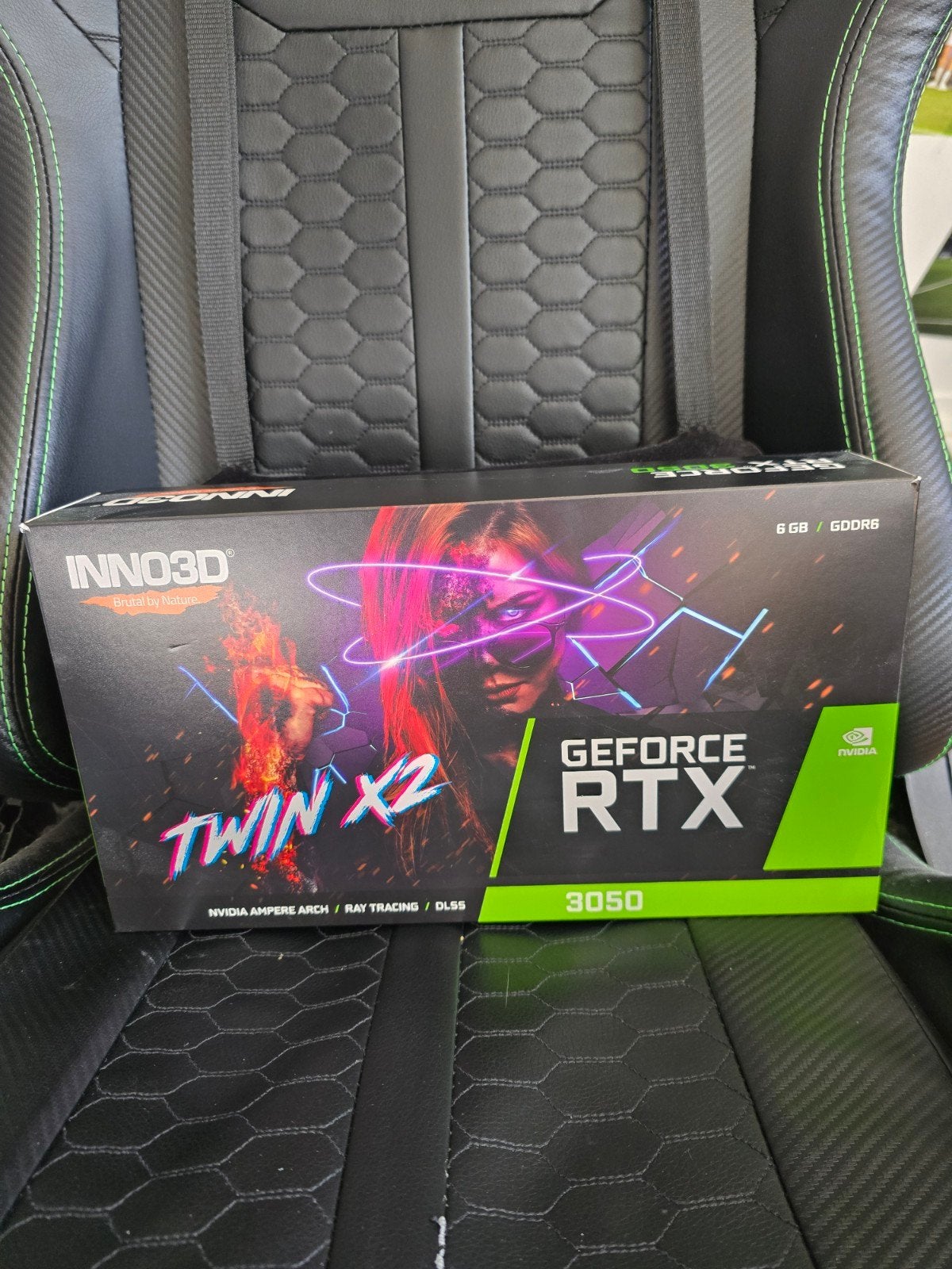 INNO3D GeForce RTX 3050 Twin X2, Gebruikt, GDDR6, Ophalen of Verzenden, Overige typen