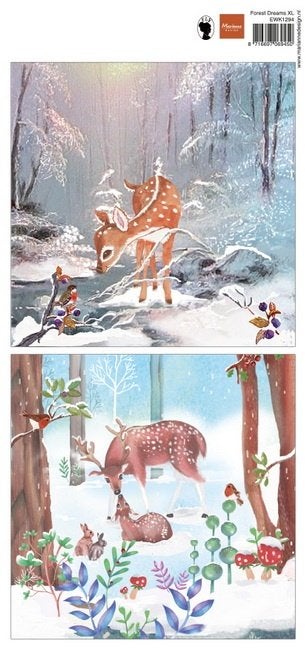 Marianne Design Forest Dreams XL 14 x 29,7 cm EWK1294, Dieren, ., Nieuw, Ophalen of Verzenden