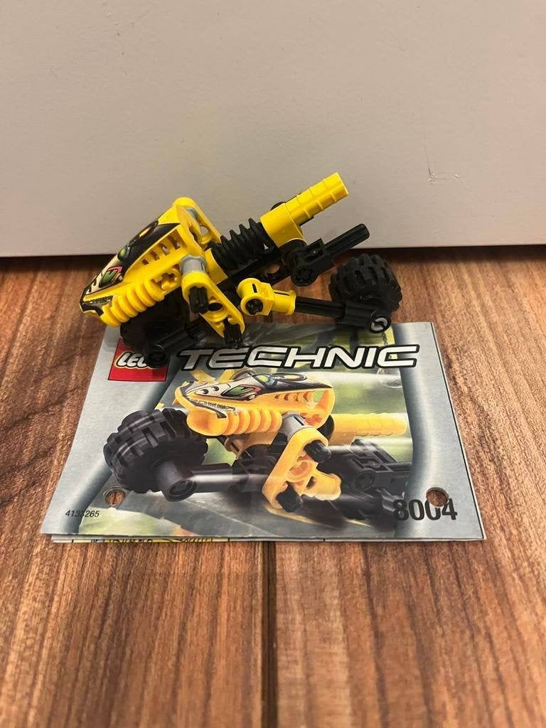 LEGO Technic 8004 Dirt Bike, Lego, Ophalen of Verzenden, Zo goed als nieuw, Complete set