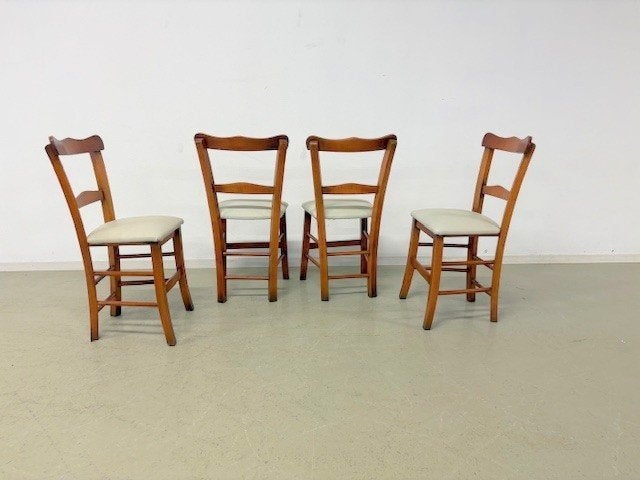 Set van 4 Griekse eetkamerstoelen, Ophalen, Bruin, Klassiek, Vier