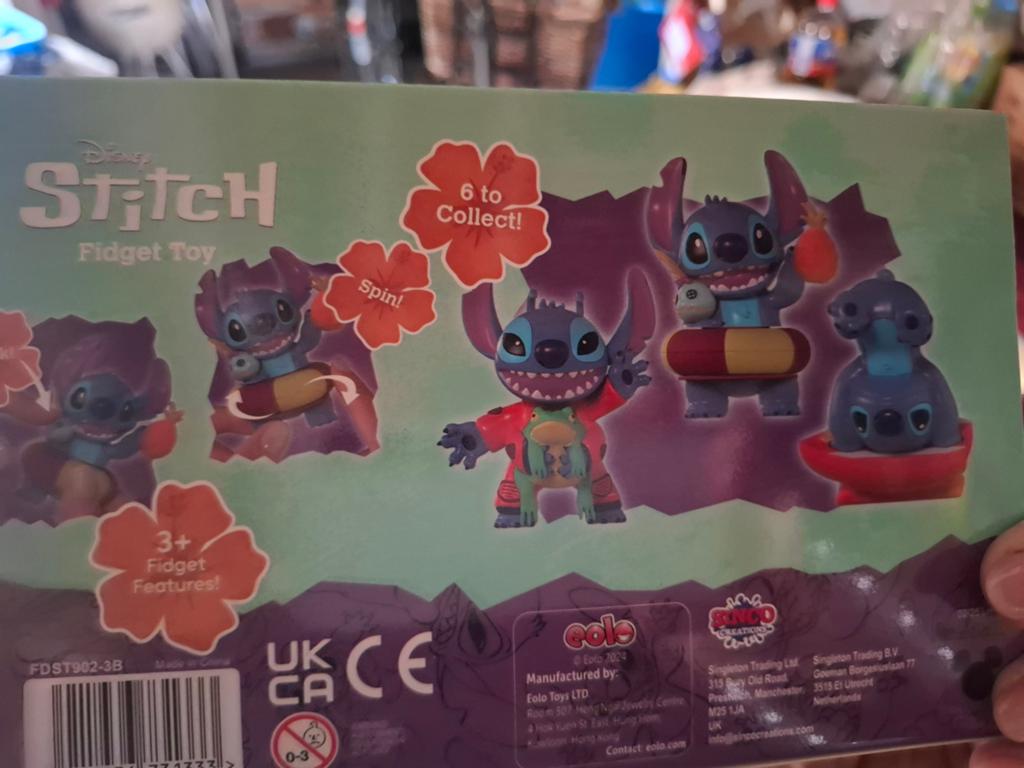 Disney Stitch Fidget Toy Set - 2 x3 stuks, Ophalen of Verzenden, Nieuw