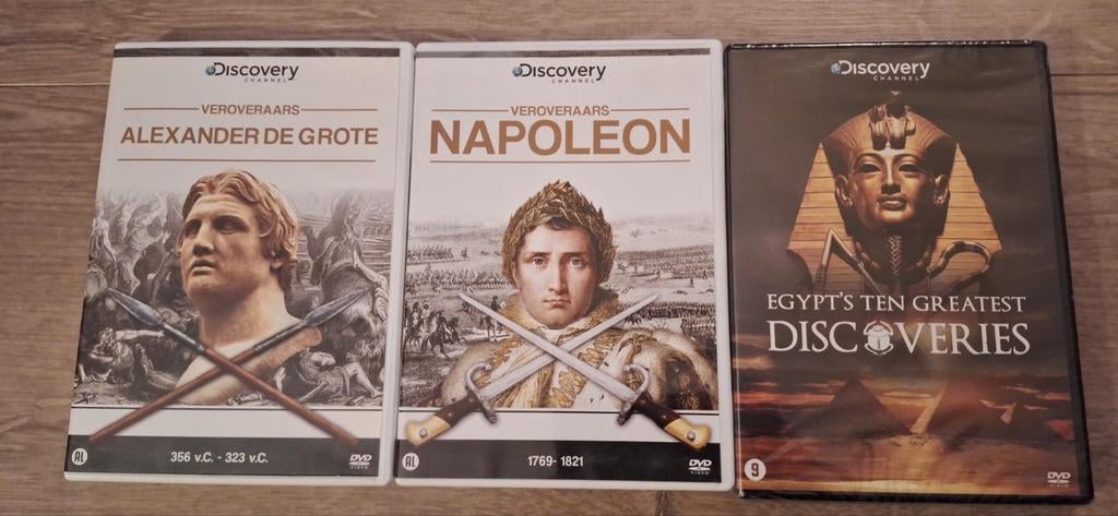 Discovery Channel DVD Boxset: Veldheren & Egypte, Cd's en Dvd's, Dvd's | Documentaire en Educatief, Vanaf 9 jaar, Ophalen of Verzenden