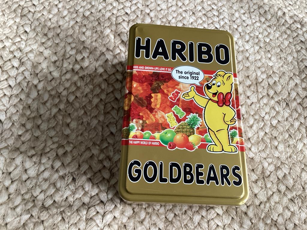 Haribo Goldbears Blik - Snoepblik, Verzenden, Zo goed als nieuw, Overige, Overige merken