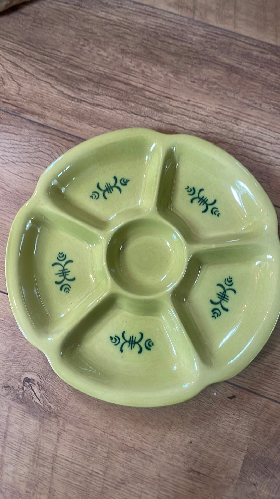 Een Flora keramiek zoutjes schaal, Ophalen of Verzenden