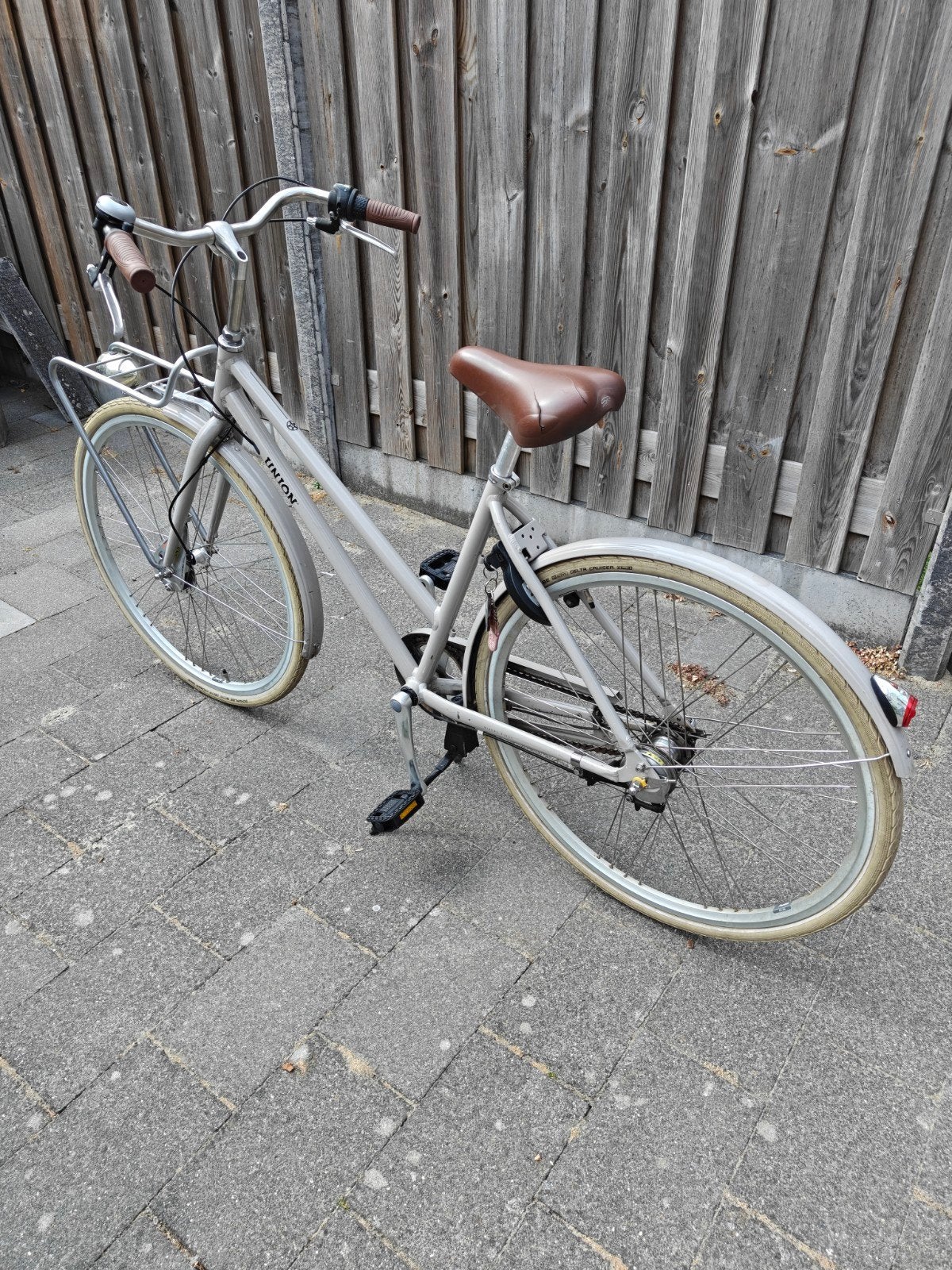 Union Flow Transportfiets, Gebruikt, 47 tot 50 cm, Versnellingen, Trommelrem