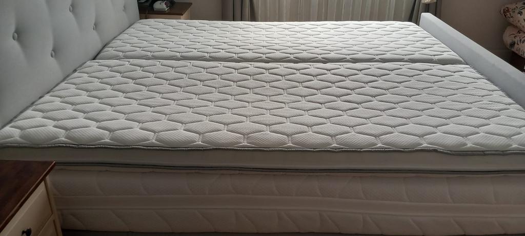 2 nieuwe coolgel toppers 90x200cm, 10 cm dik, Ophalen, 90 cm, Eenpersoons, Nieuw