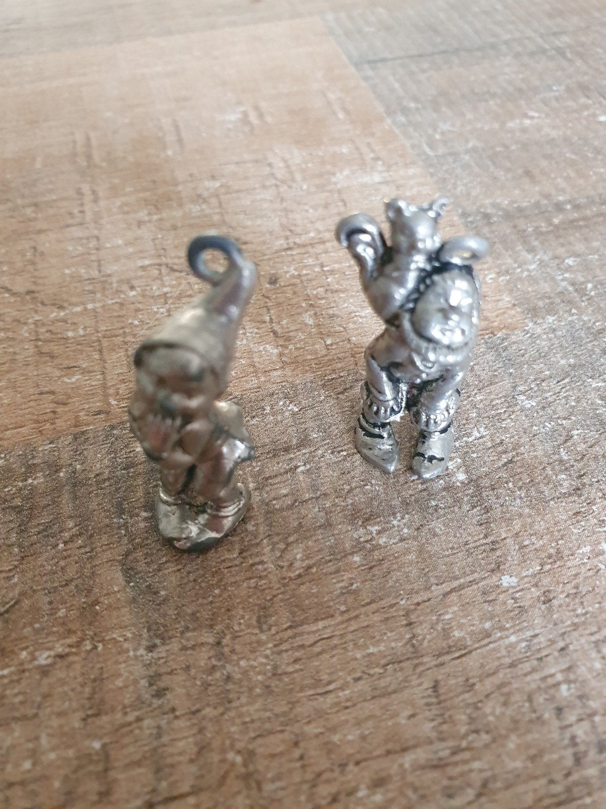 Set van 2 metalen kabouter beeldjes, Ophalen