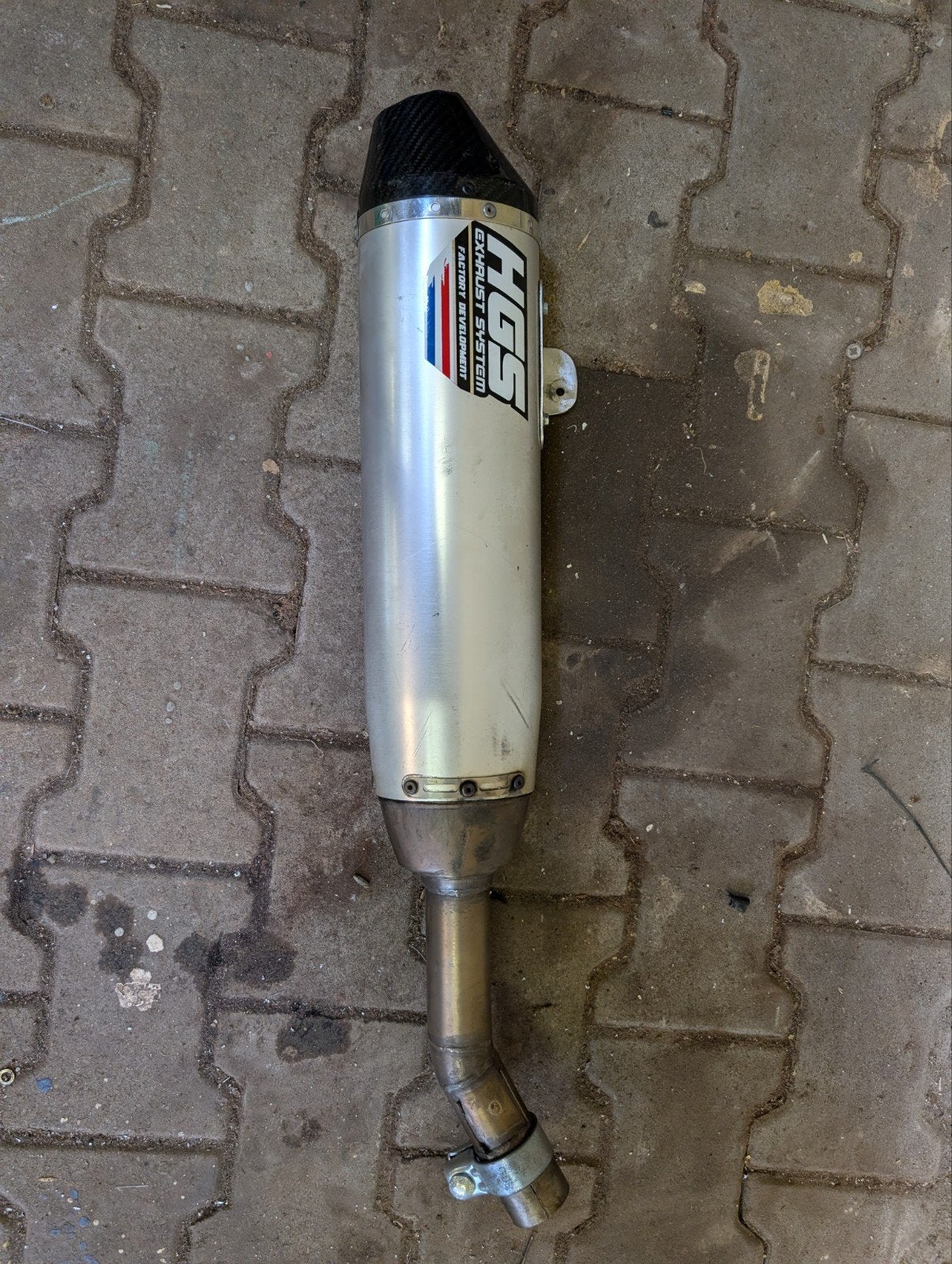 HGS Demper met Carbon Eindkap voor XR600, Ophalen of Verzenden, Gebruikt