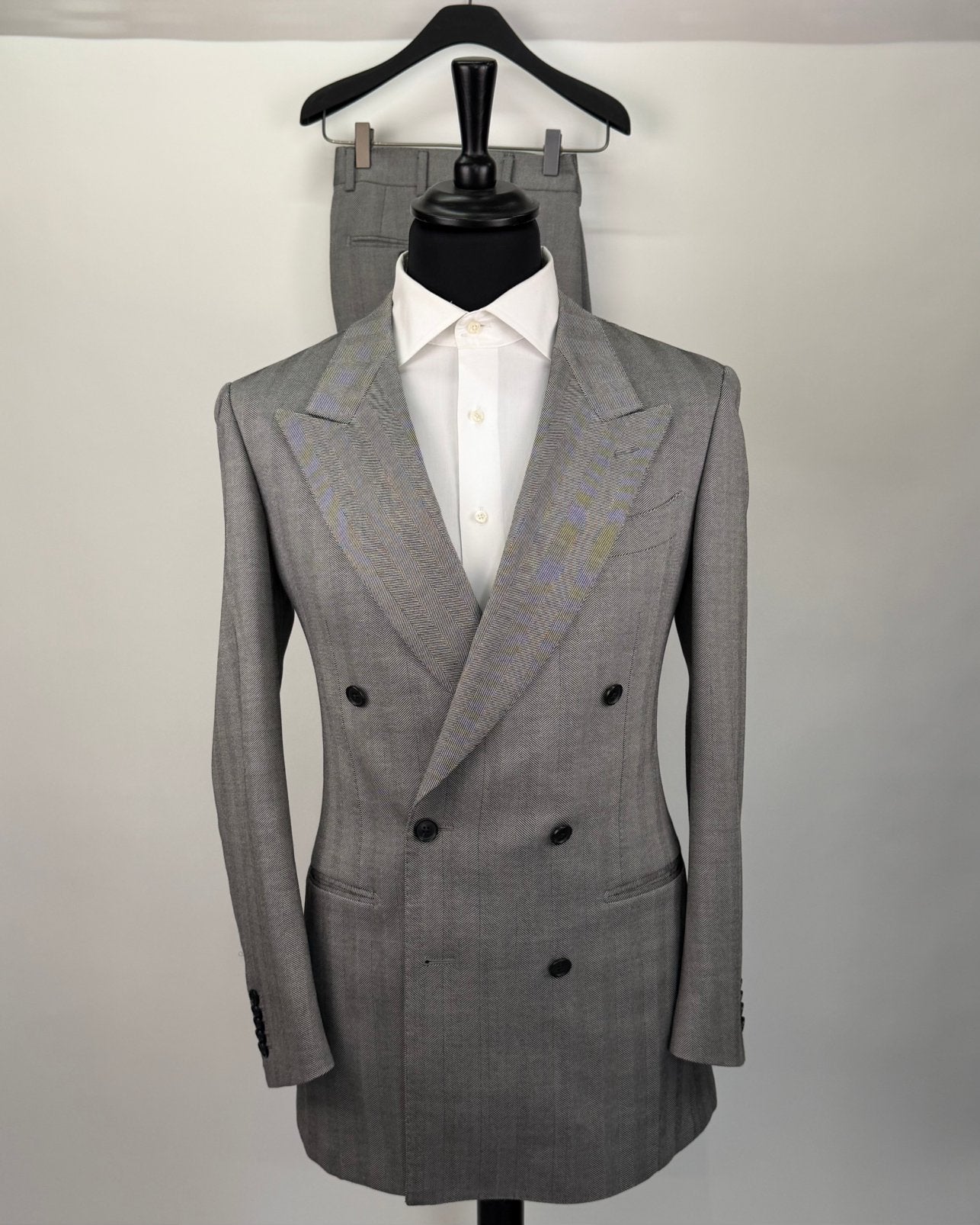 Double breasted suitsupply suit 48, Ophalen of Verzenden, Zo goed als nieuw, Maat 48/50 (M), Grijs