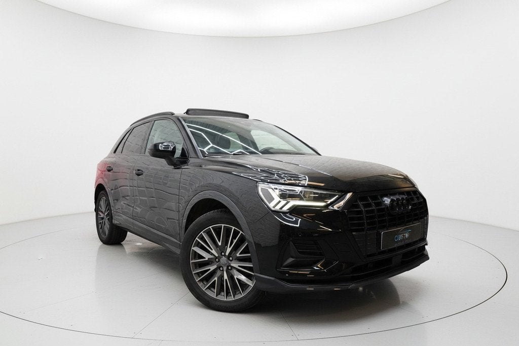 Audi Q3 35 TFSI VIRTUAL MATRIX LEER ACC TREKHAAK CAMERA, Auto's, Audi, Zwart, 4 cilinders, 150 pk, Automatische klimaatregeling