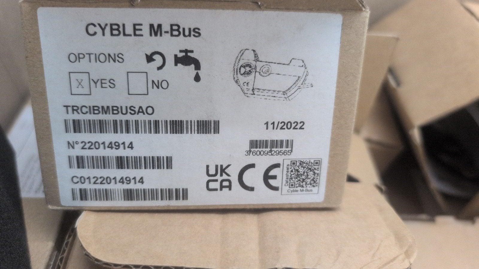 Cyble M-Bus Unit v2.0 - Watermeter Module, Ophalen of Verzenden, Nieuw