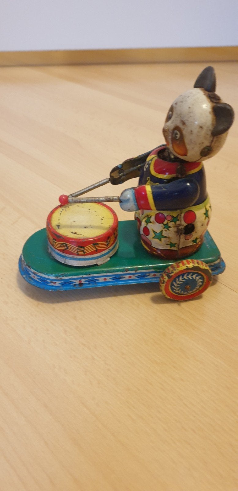 Oud blikken speelgoed  jeep weegschaal, Antiek en Kunst, Ophalen of Verzenden